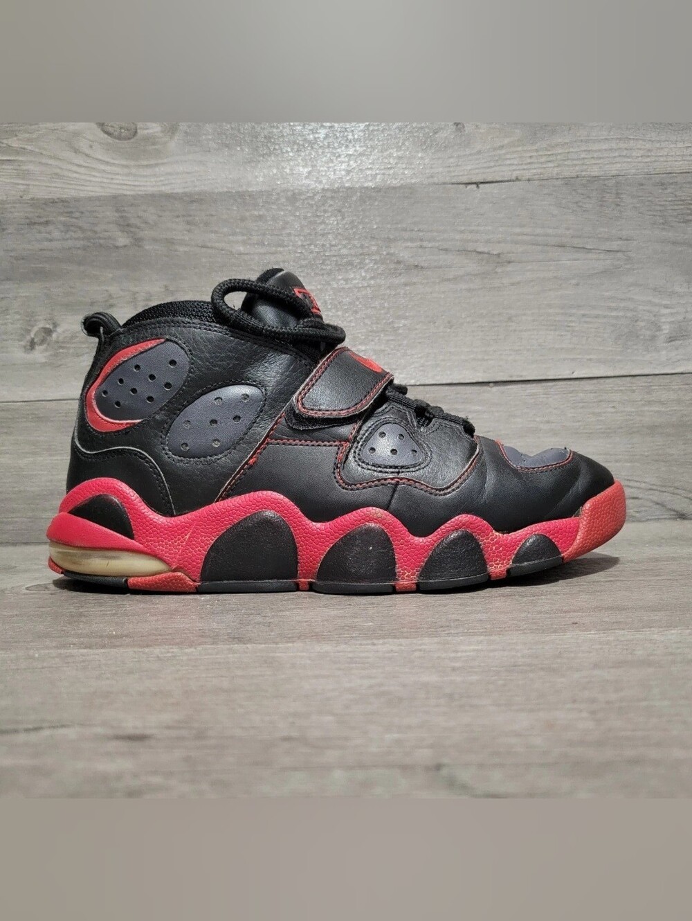 2007 Nike Air Max CB34 Mens Sz 10 Black Red Godzilla Sir Charles Barkley